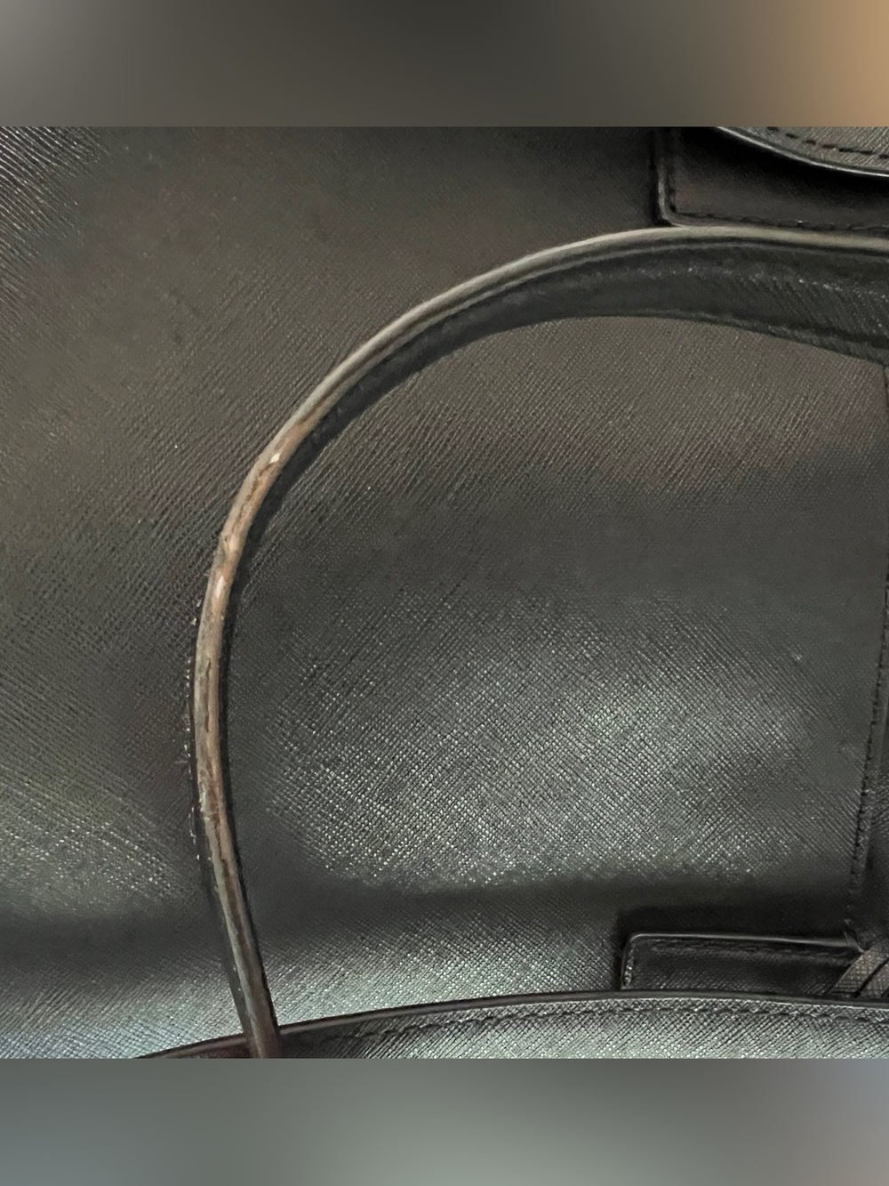 Kate Spade Black Saffiano Leather Tote Bag - Picture 9 of 10